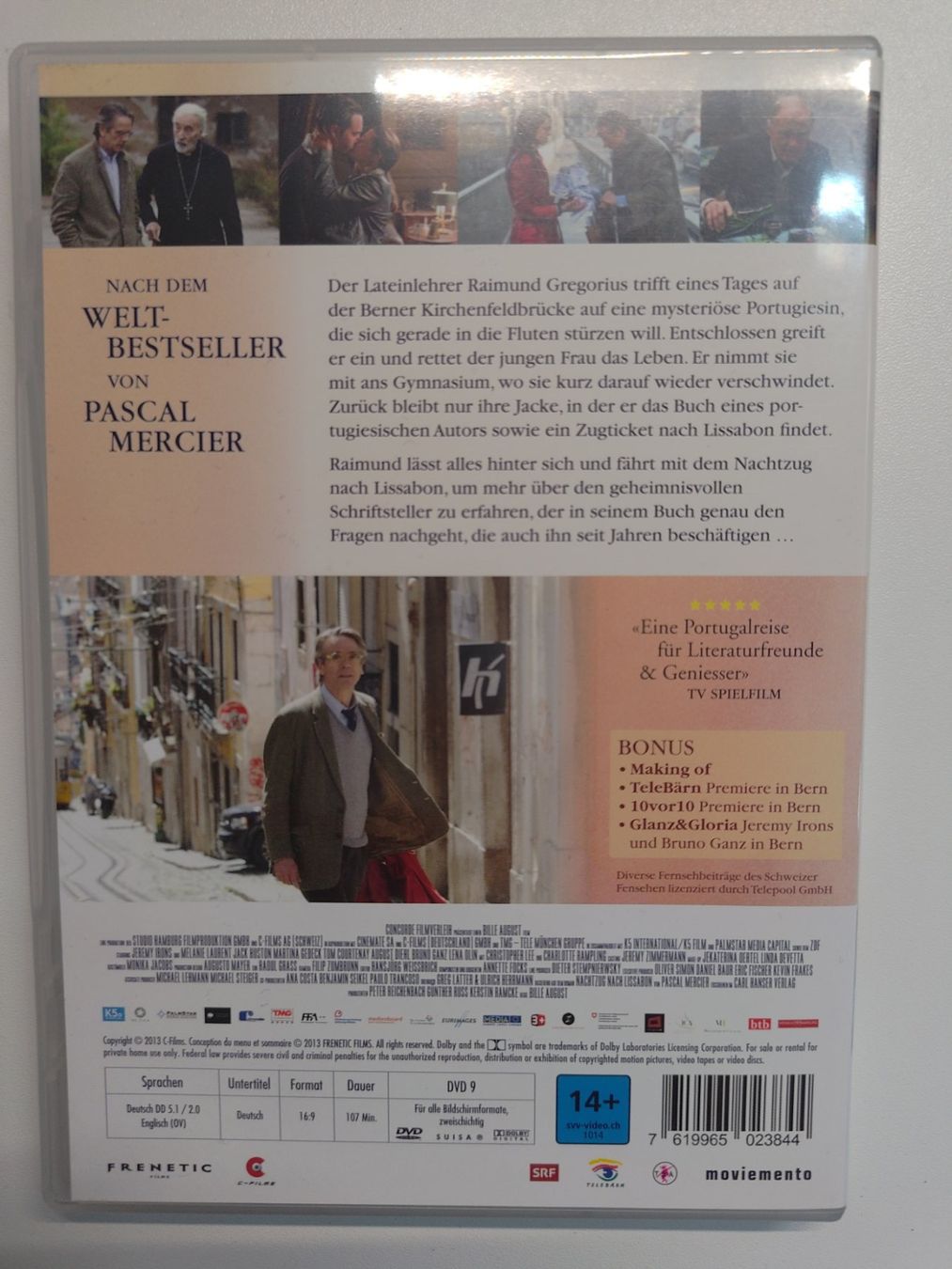 Tutti i DVDs: Nachtzug nach Lissabon – Usato da Liestal venduto da Kratzilla 2