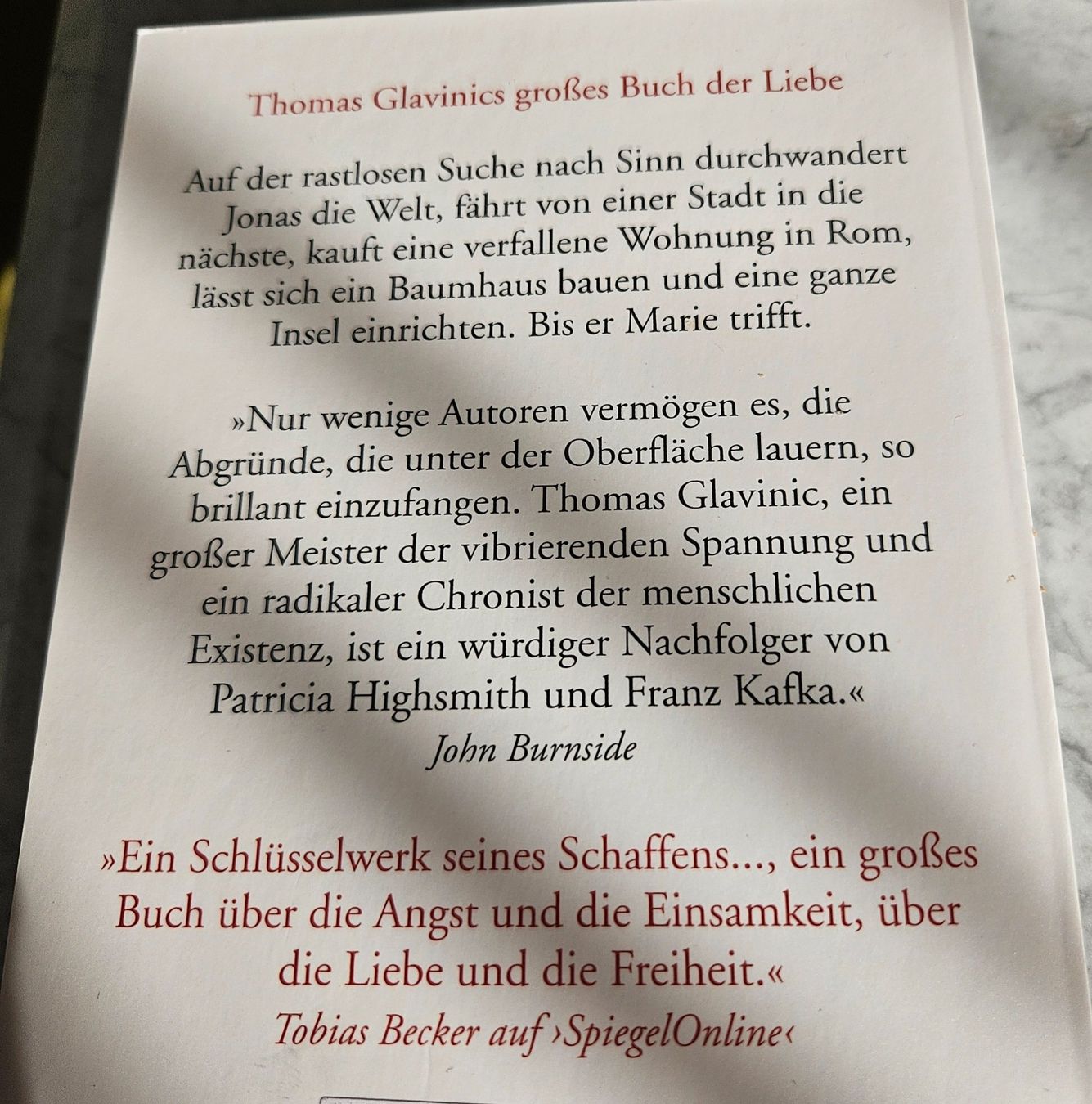 Bücher: Das grössere Wunder von Thomas Glavinic – Gebraucht aus Uster von Sonnenblume212 1