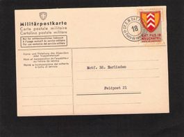 Ganzsache Bat.Fus . 18 Neuchâtel