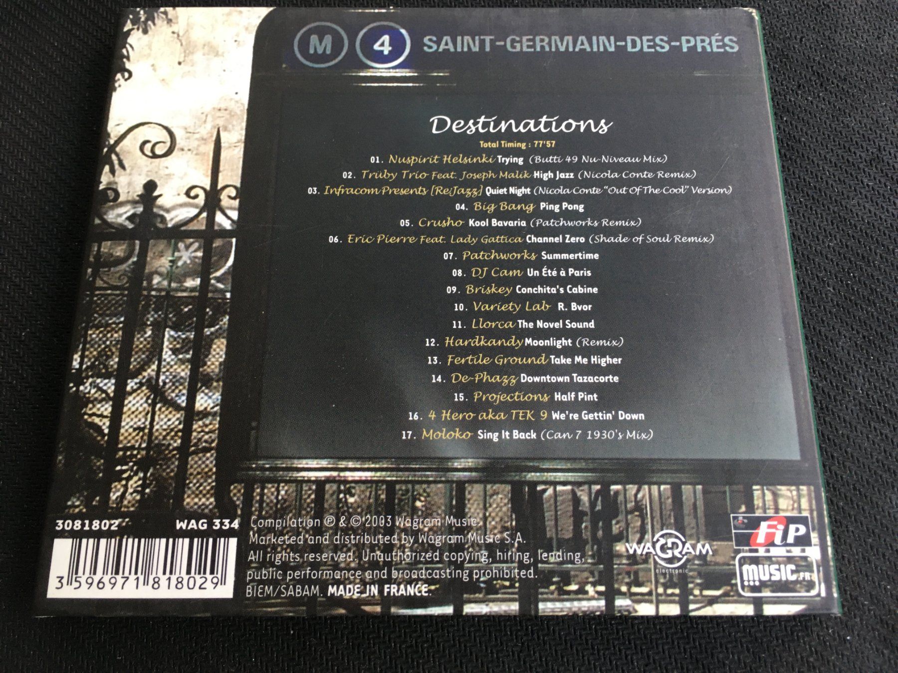 CDs: Saint-Germain des-Prés Café III -CD- Digipak – Gebraucht aus St.Gallen von MedienJoe 2