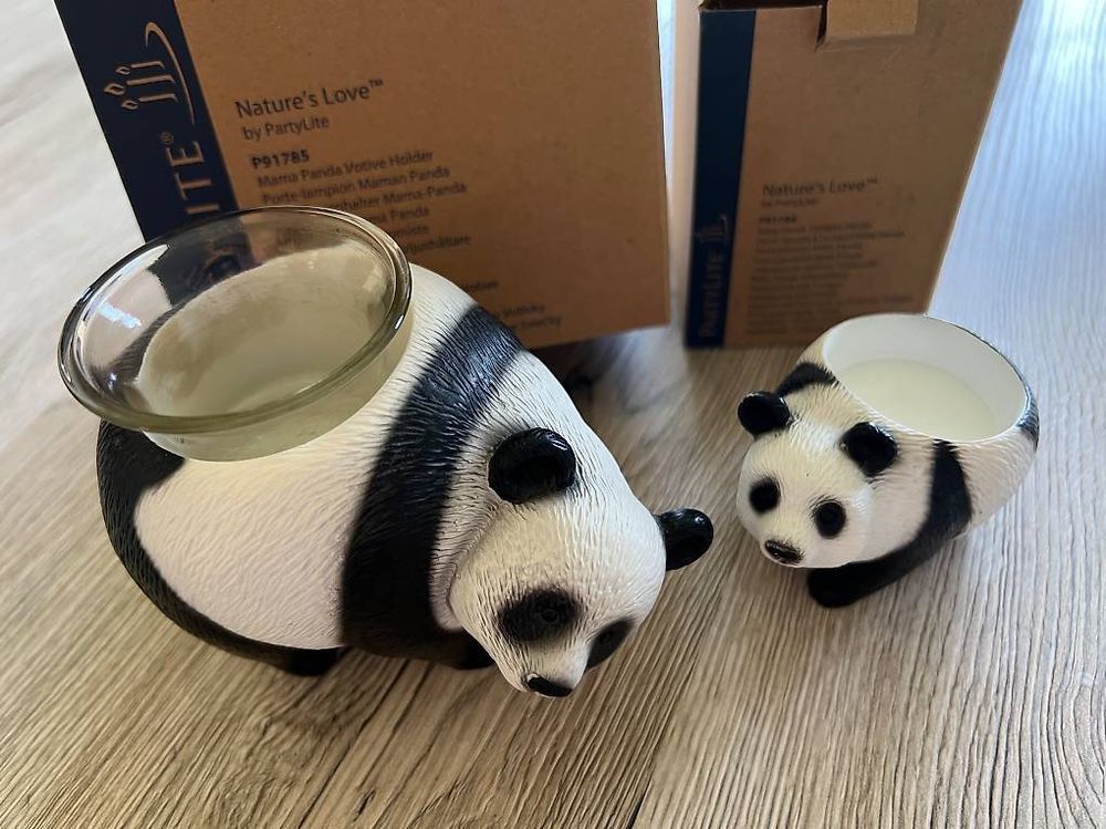 Partylite Portacandele: Porte bougie Partylite panda – Usato da Chessel venduto da Alyssia83