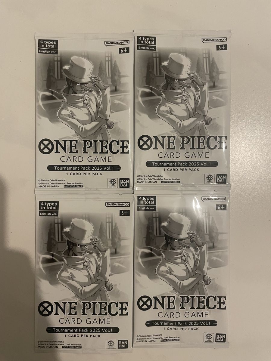Bandai Carte collezionabili: 4x One Piece Tournament Pack 2025 Vol.1 | Englisch – Nuovo e nell'imballaggio originale da zuchwil venduto da Niki_HDx