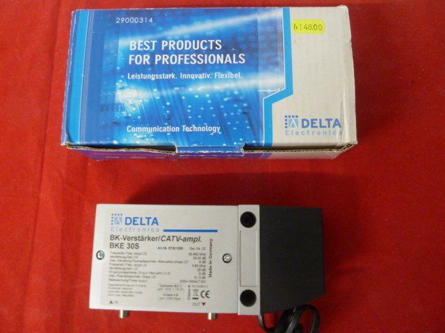 Amplificatori: DELTA Antennenverstärker BKE 30S – Nuovo e nell'imballaggio originale da Affoltern am Albis venduto da Sennrtv 1