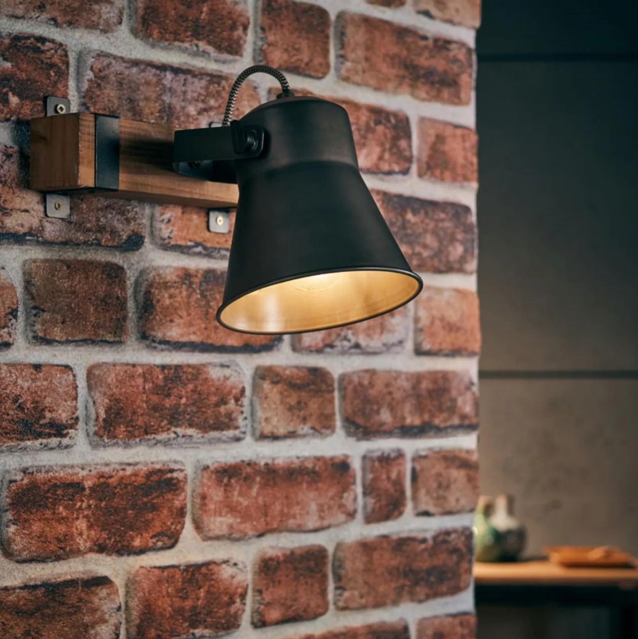 Lampen: Brilliant Plow E27 Wandleuchte, Wandlampe - Ovp. – Neu und originalverpackt aus Tafers von JP911 2