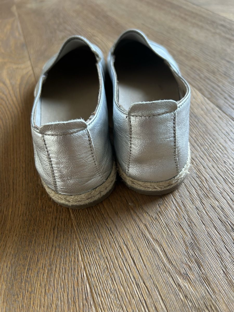 Roberto Santi Damenschuhe: Neue Roberto Santi Espadrilles silbrig Gr. 41 – Neu (gemäss Beschreibung) aus Oerlingen von Xavina 2