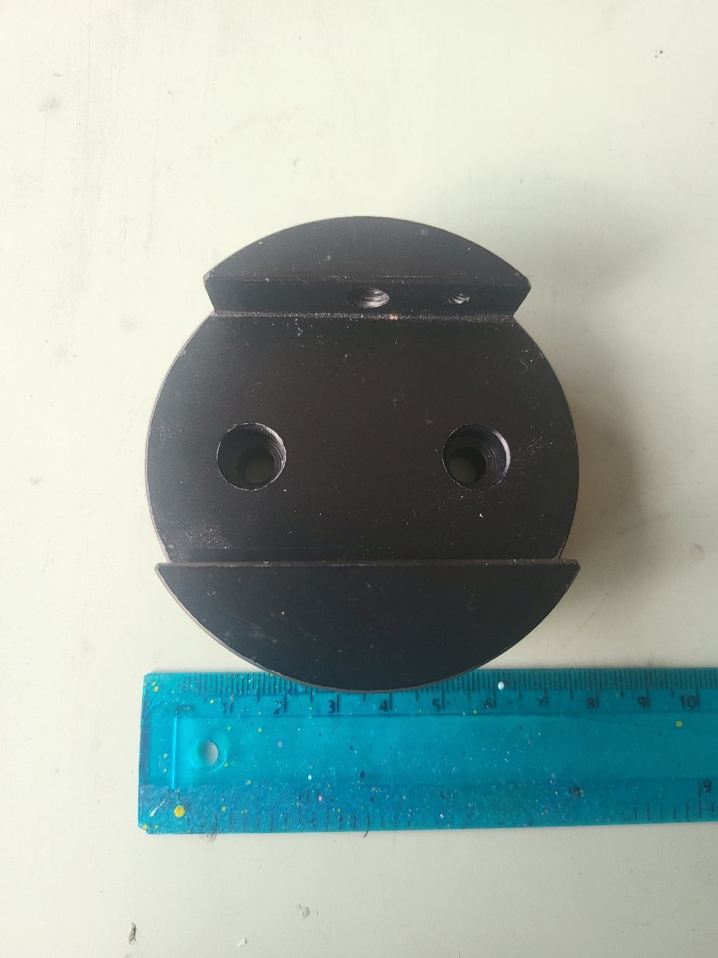 Supporti a parete: Aluminium Round Flange Plate Mount Bracket – Usato da Geneve venduto da T36 1