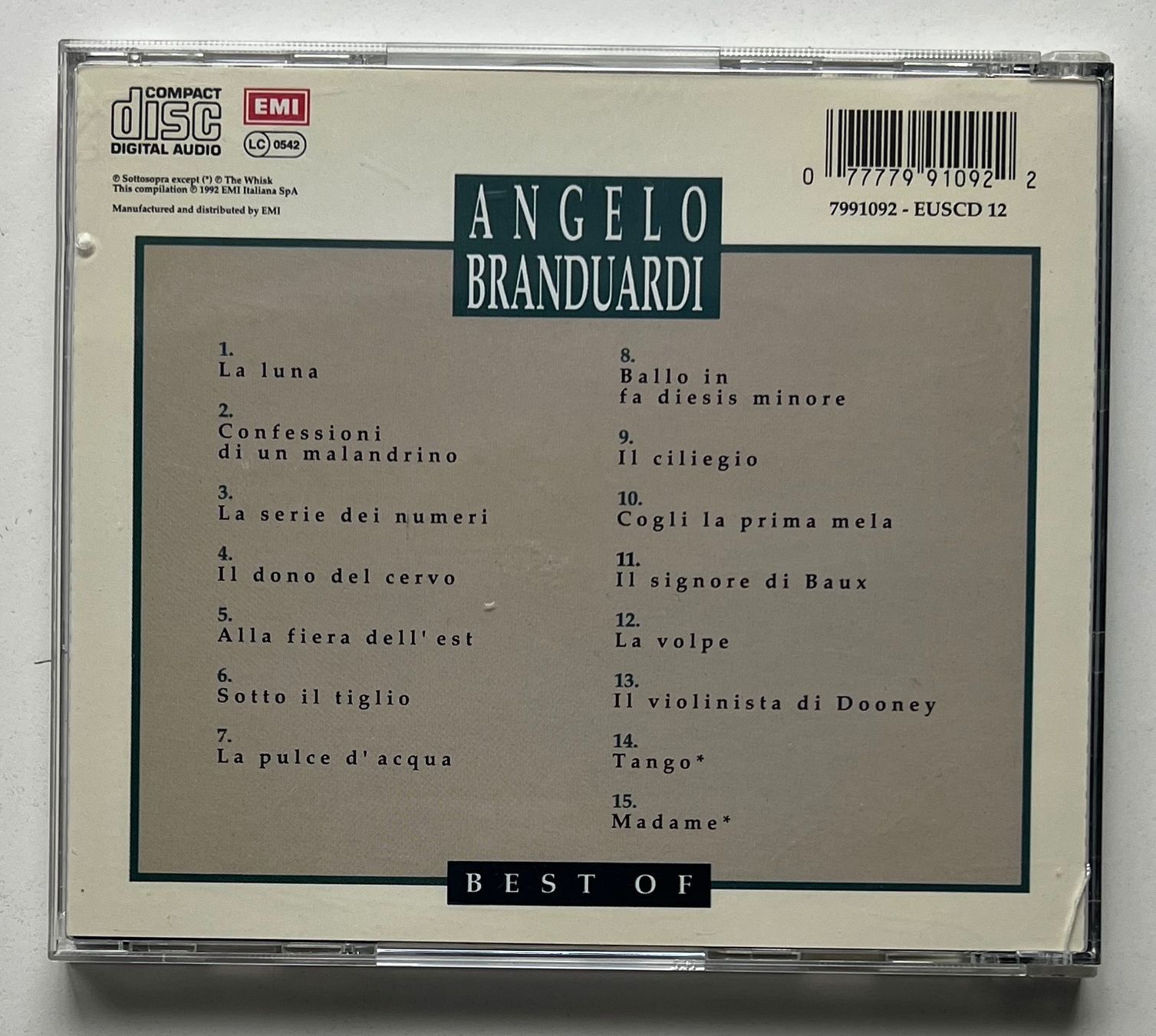 CDs: Angelo Branduardi / Best Of – Gebraucht aus Näfels von rottabi 1
