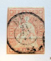 Strubeli Nr.24D, Stempel v Belp, Bogenrand oben, Kat. 90.00