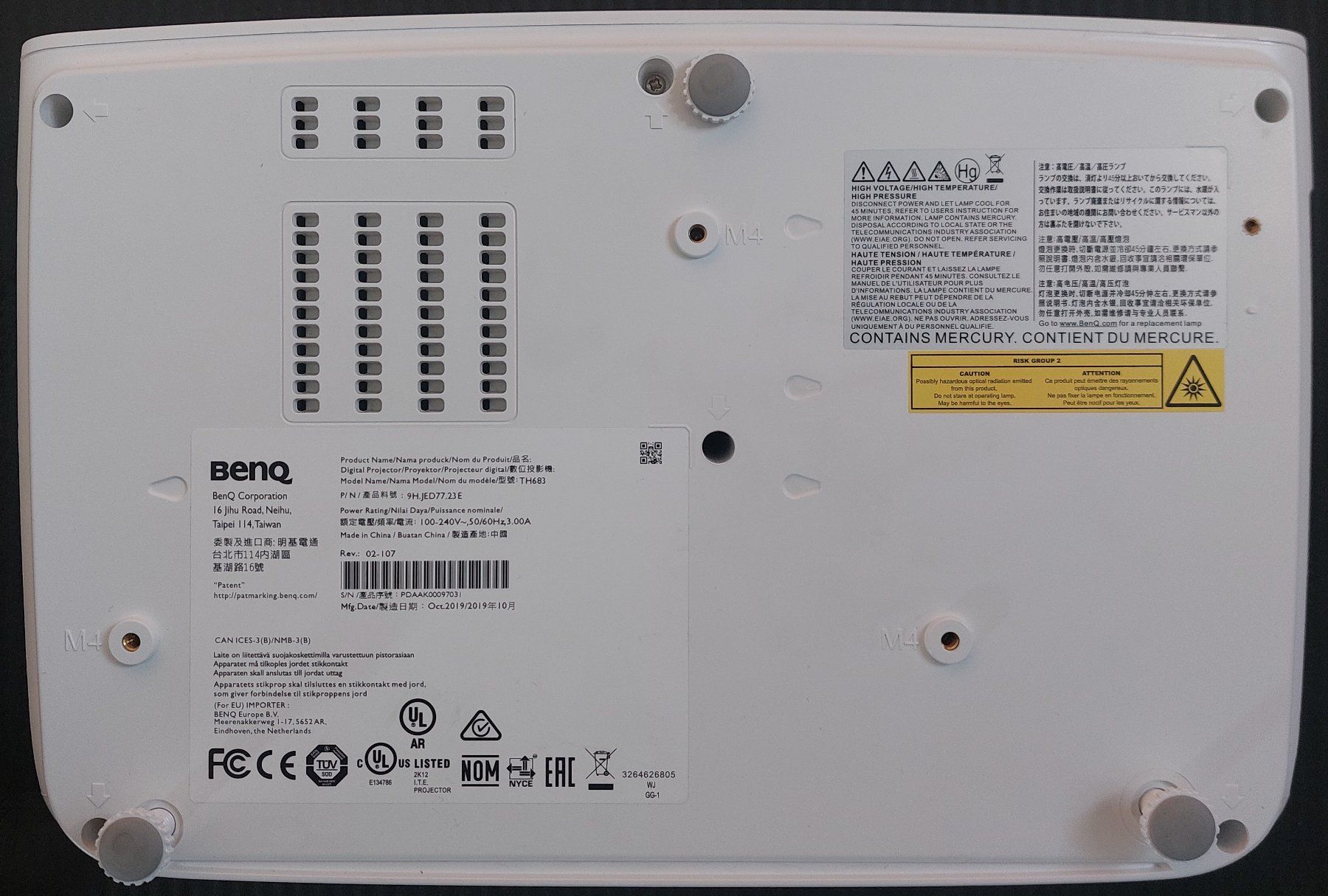 BenQ Proiettori: Full HD Beamer BenQ **hell & mit FUSSBALLMODUS*** – Usato da Bülach venduto da rai_jlr6 4