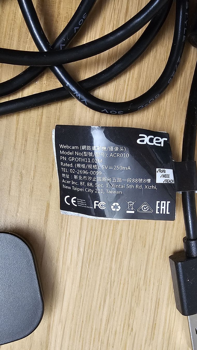 Webcam: Webcam Acer ACR010 – Usato da Adligenswil venduto da nik224 1