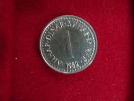 1 Dinar Jugoslawien 1982 - M422
