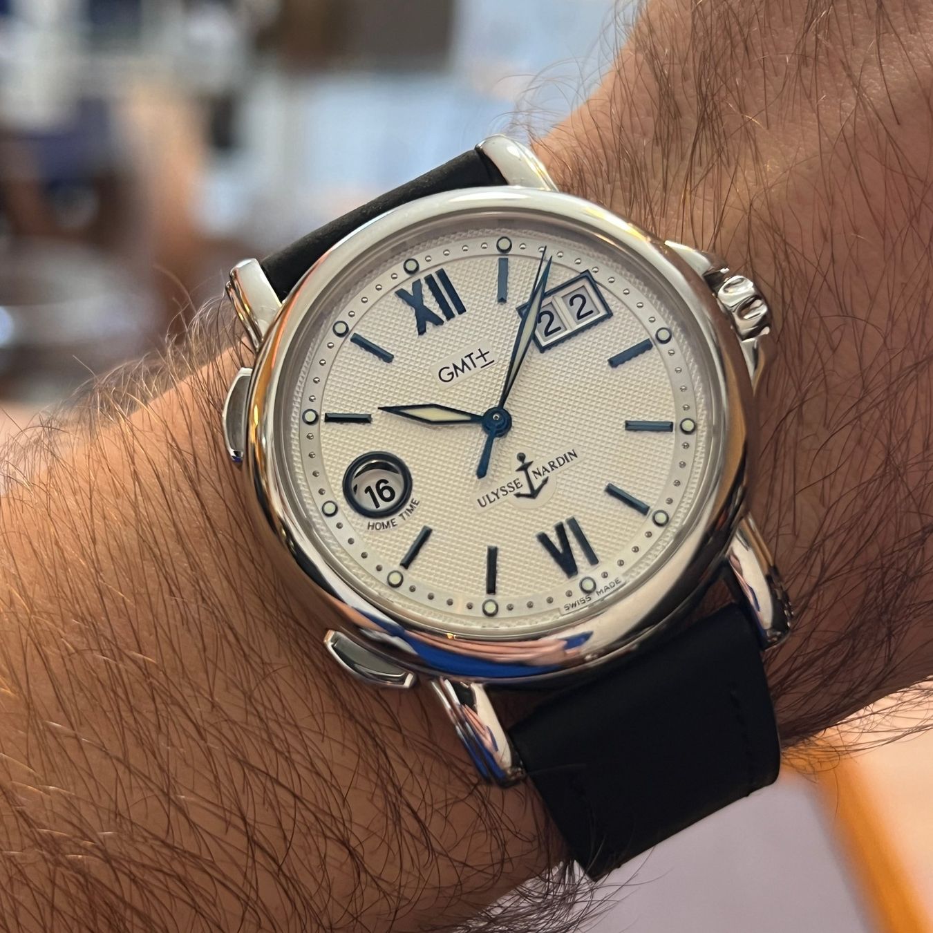 Ulysse Nardin Uhren: FLASH SALE Ulysse Nardin San Marco GMT 223-88 – Gebraucht aus Carouge GE von Watchaser 3