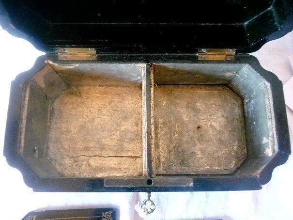 Cassapanche: Antike Teedose ca. 1880... – Usato da Senèdes venduto da Mutzli52 7