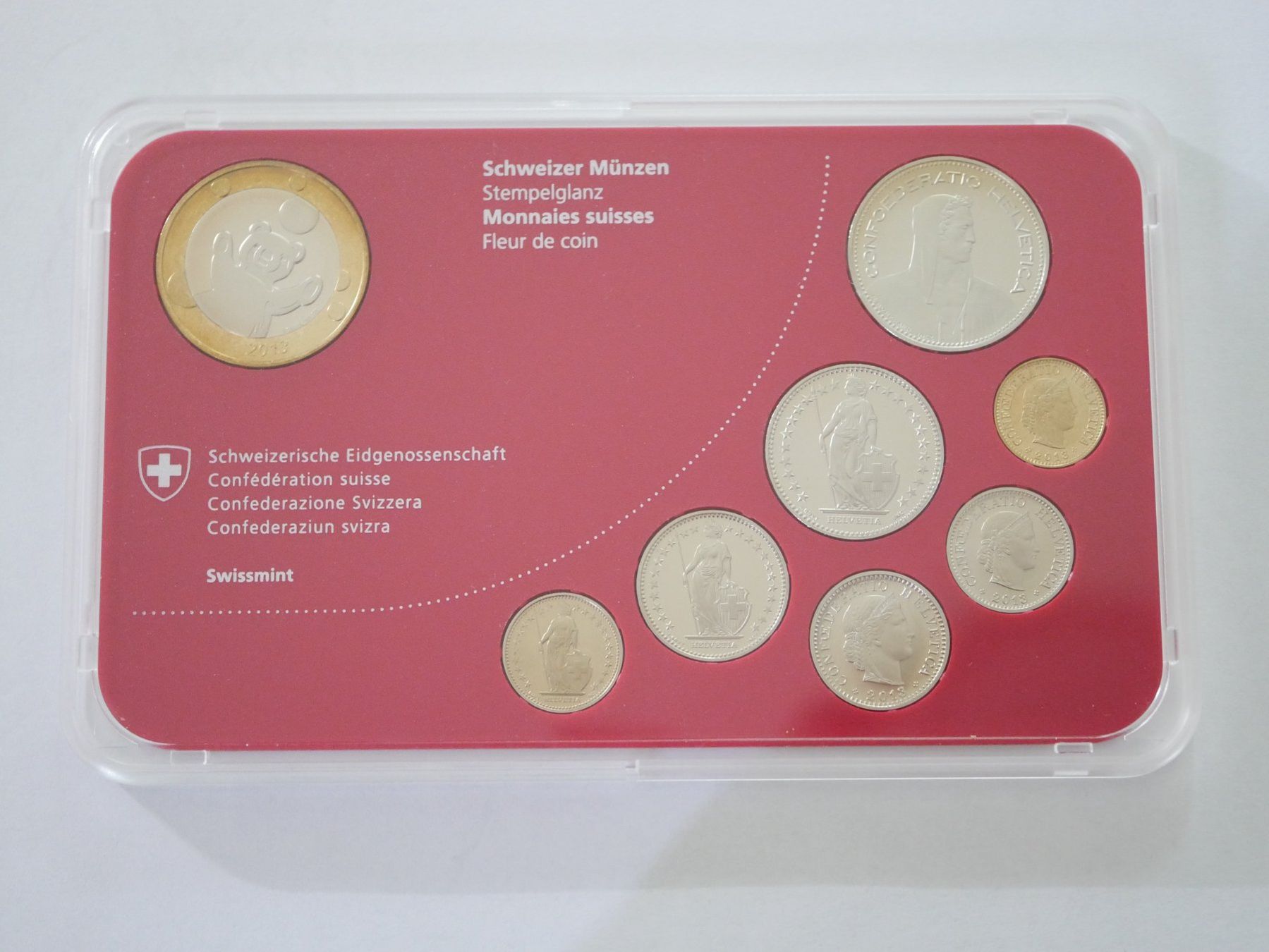 Tutti le monete: Schweizer Baby Münzsatz 2013 stgl ***TOP*** – Nuovo e nell'imballaggio originale da Kreuzlingen venduto da Samson01 1