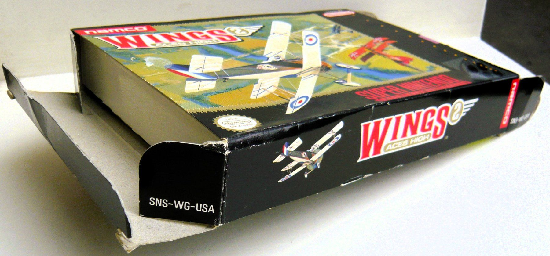 Nintendo Giochi: SNES:  Wings 2 Aces High, CIB – Usato da Onex venduto da Jaguar1986 7
