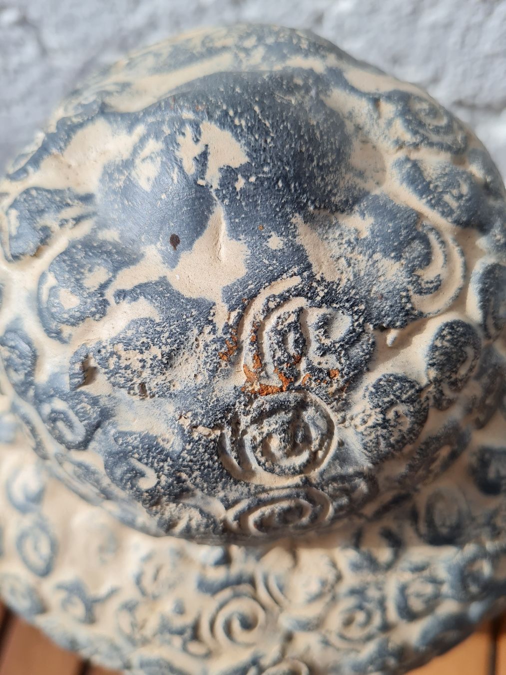 Tutte le decorazioni: Buddha Kopf, aus Ton, für den Garten oder Balkon – Usato da Maur venduto da Tashi010 5