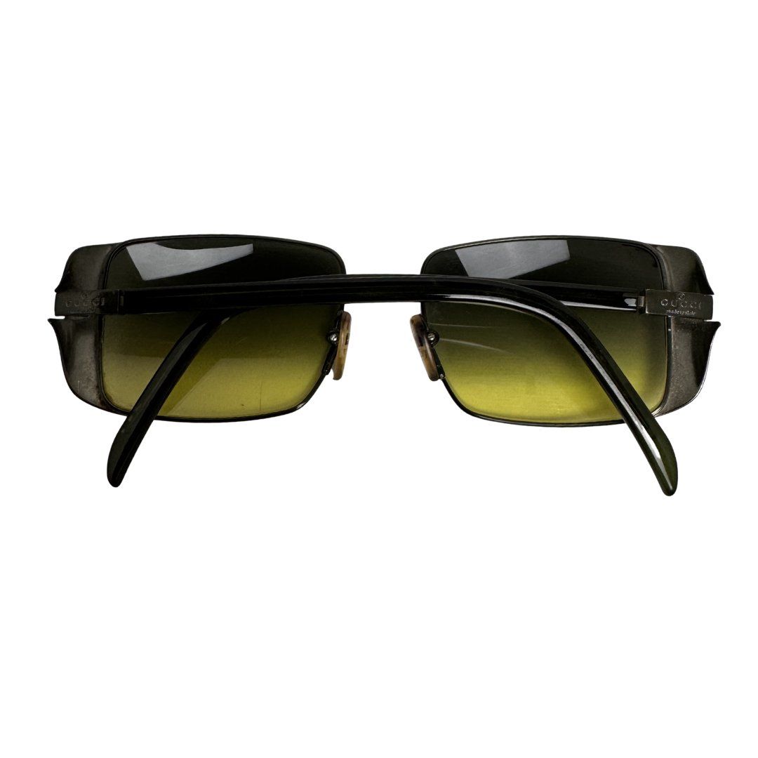 Gucci Occhiali & Lenti: Vintage GUCCI Sonnenbrille Y2K Rectangle Shield Gradient – Usato da Porrentruy venduto da MadameResell 3