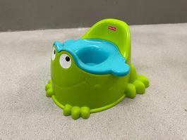 Fisher Price Töpfchen Frosch  grün-blau guter Zustand