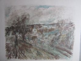 CURT MANZ  LITHOGRAPHIE SIGNIERT NUMERIERT
