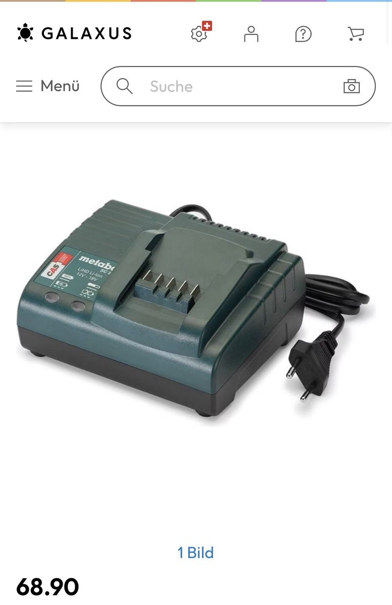 Metabo Caricatori & Batterie: Metabo 18V CAS Ladegerät – Usato da Hittnau venduto da Oracel 1