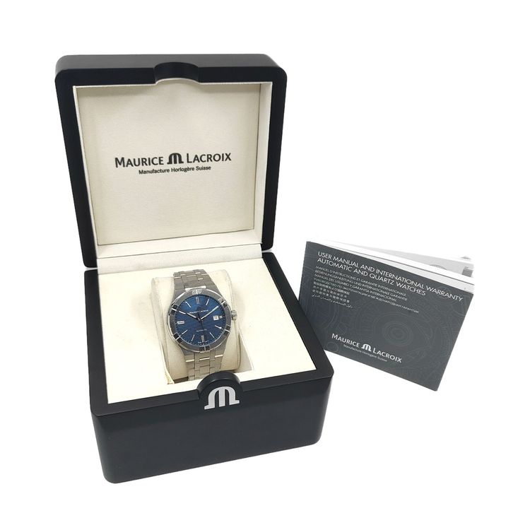 Maurice Lacroix Orologi: Maurice Lacroix Aikon Automatic Date Blue Dial – Usato da Montreux venduto da CashPay_Montreux 7