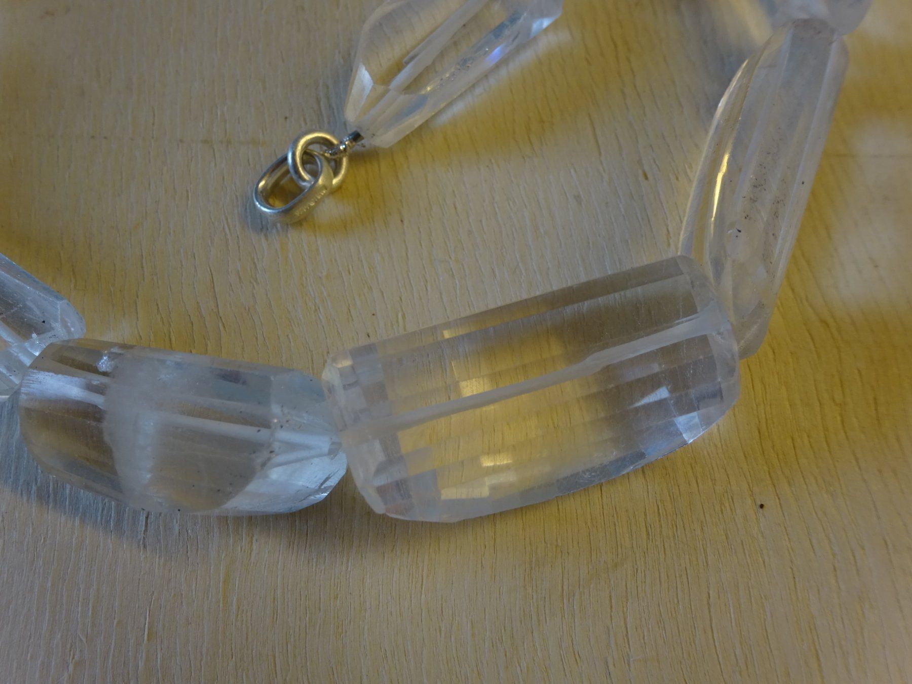 Catenine: Bergkristall Kette / 925 Silber – Usato da Esslingen venduto da eintagammeer 9