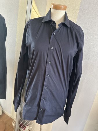 Paul Kehl Hemd Gr. XS 42 dunkelblau