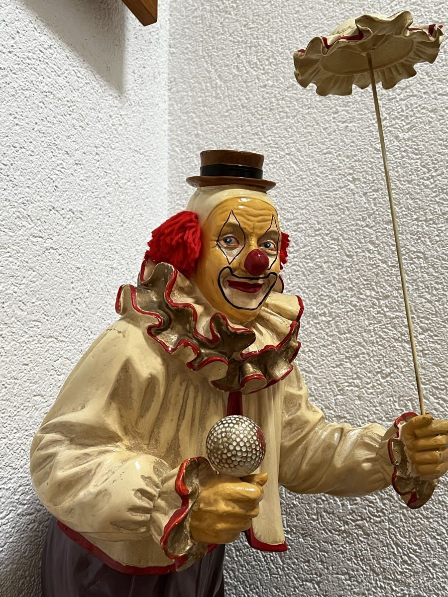 Statuette: Grosse Vintage Clown-Figur – Usato da Niederwangen BE venduto da KFI 3