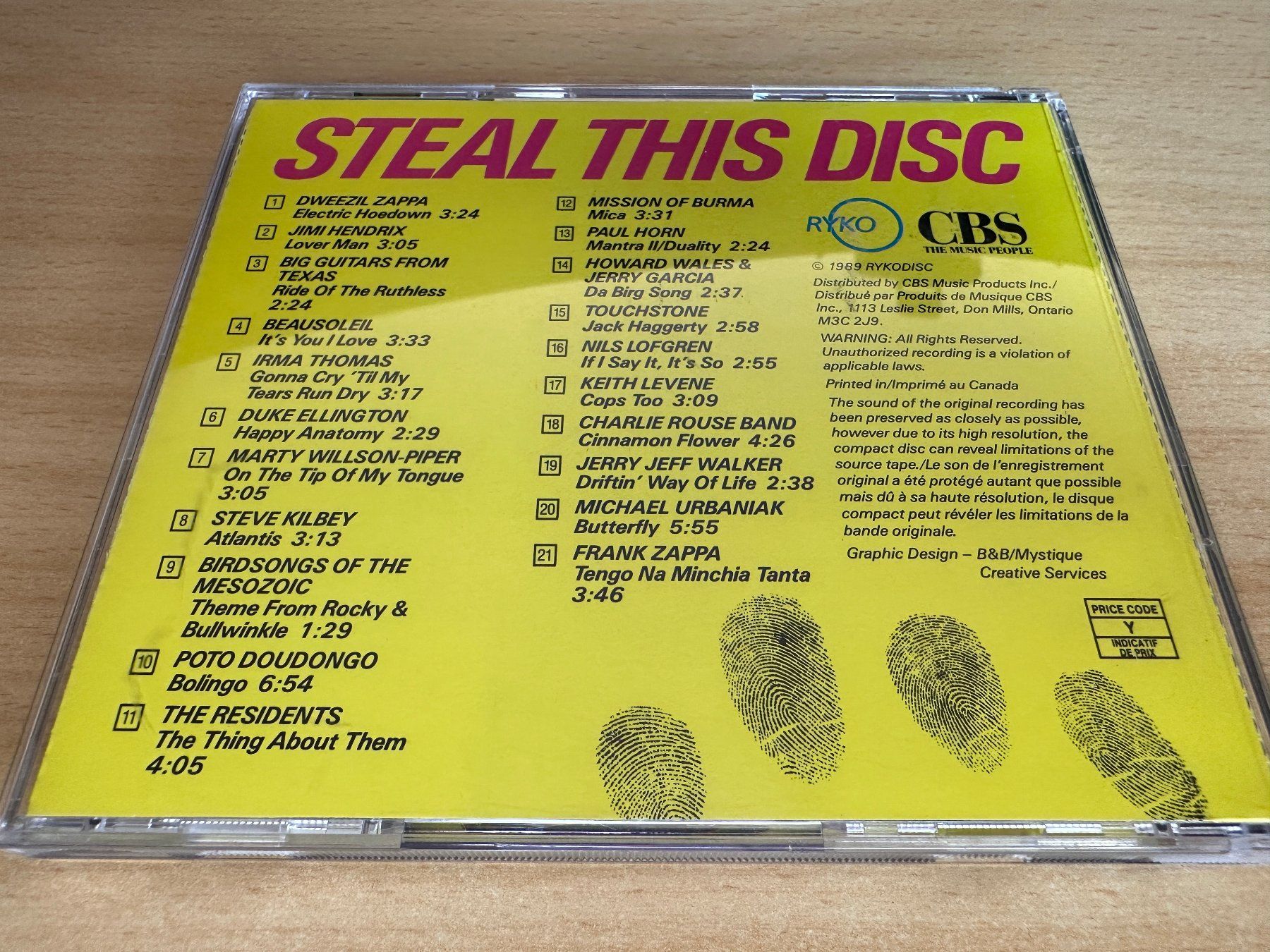 CD: Various – Steal This Disc – Usato da Rikon im Tösstal venduto da Alpenmutz 1
