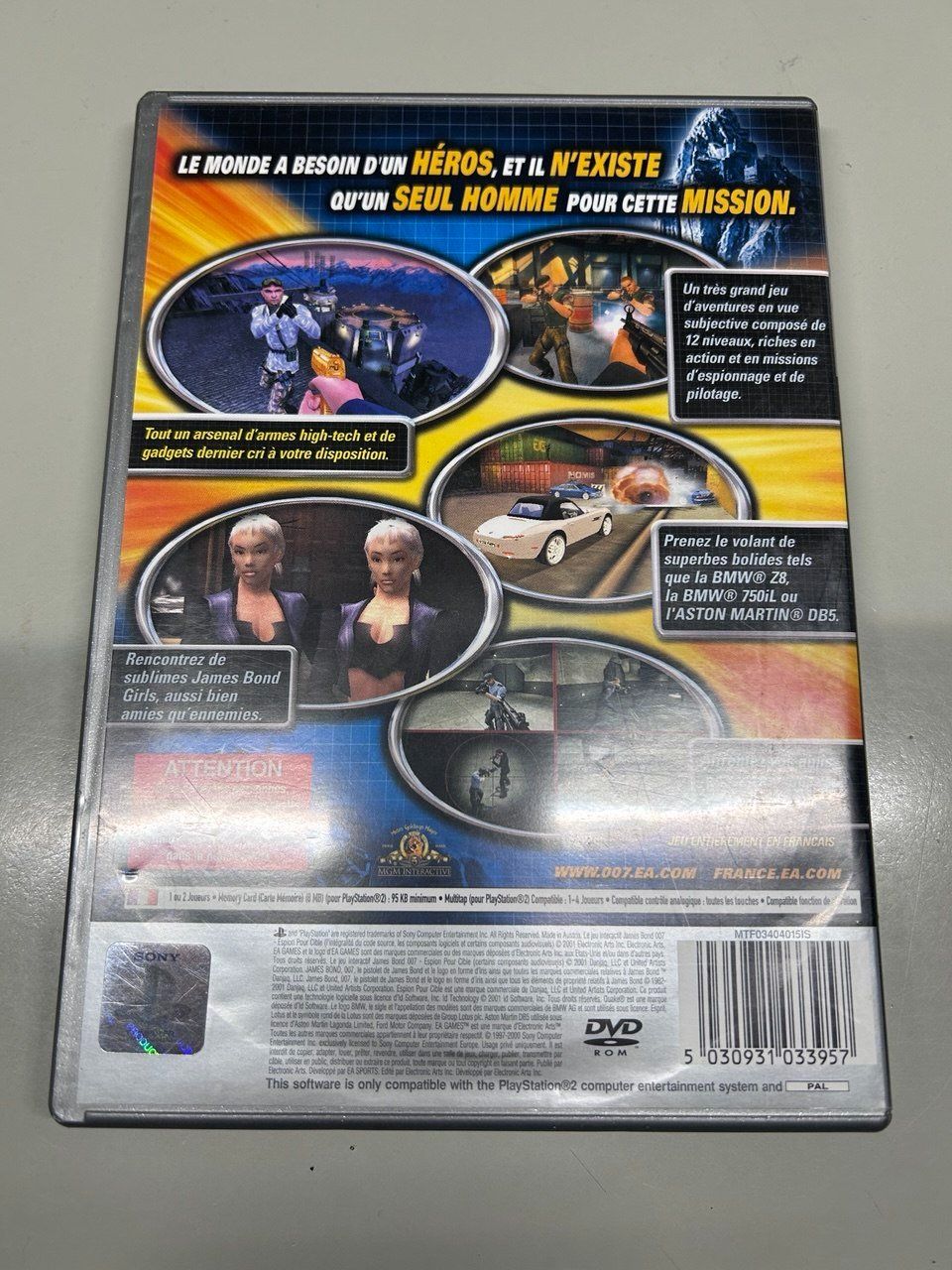 Sony Giochi: 007: Agent Under Fire per PlayStation 2 – Usato da Giubiasco venduto da LorisVale 1