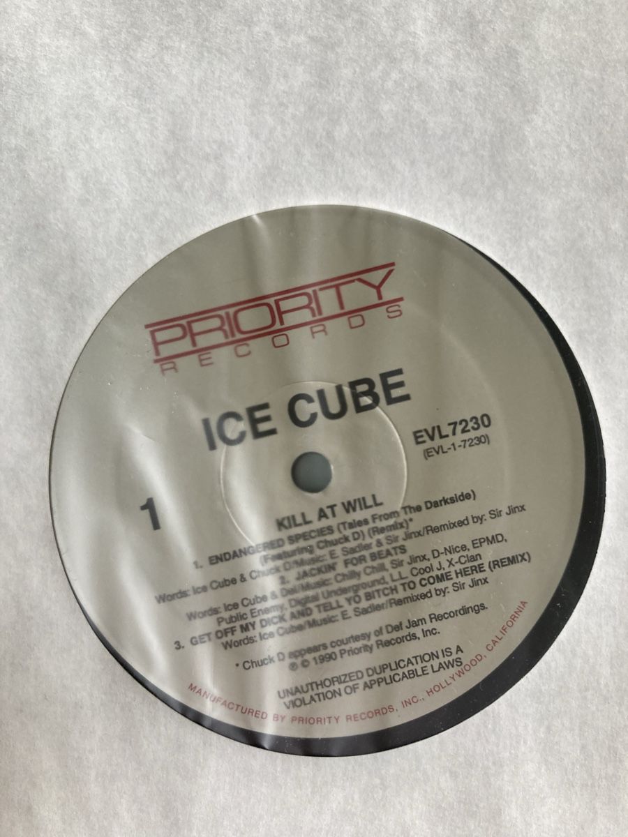 Dischi in vinile: Ice Cube - Kill at Will - OG US LP NM/NM – Nuovo (secondo la descrizione) da Mörschwil venduto da Appenzell2 2