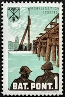 Soldatenmarken 2.WK, Pontonier Batallion 1, Wi Pont 1