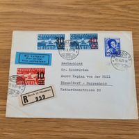 Luftpost Zürich 1937 Deutschland Düsseldorf n°959