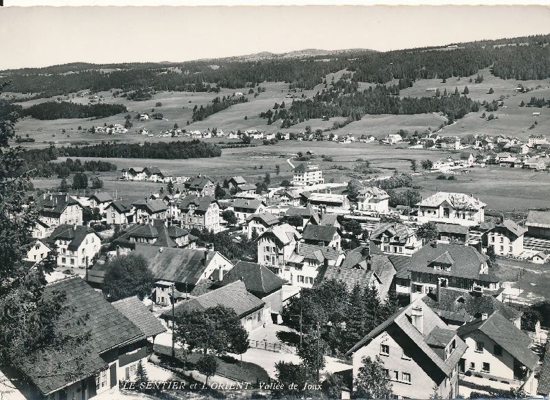 Ansichtskarten: Le Sentier - et l'Orient + c1960 – Gebraucht aus Emmenbrücke von teestube
