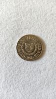 Moneta rara di Cipro, 10 centesimi 2002, da collezione
