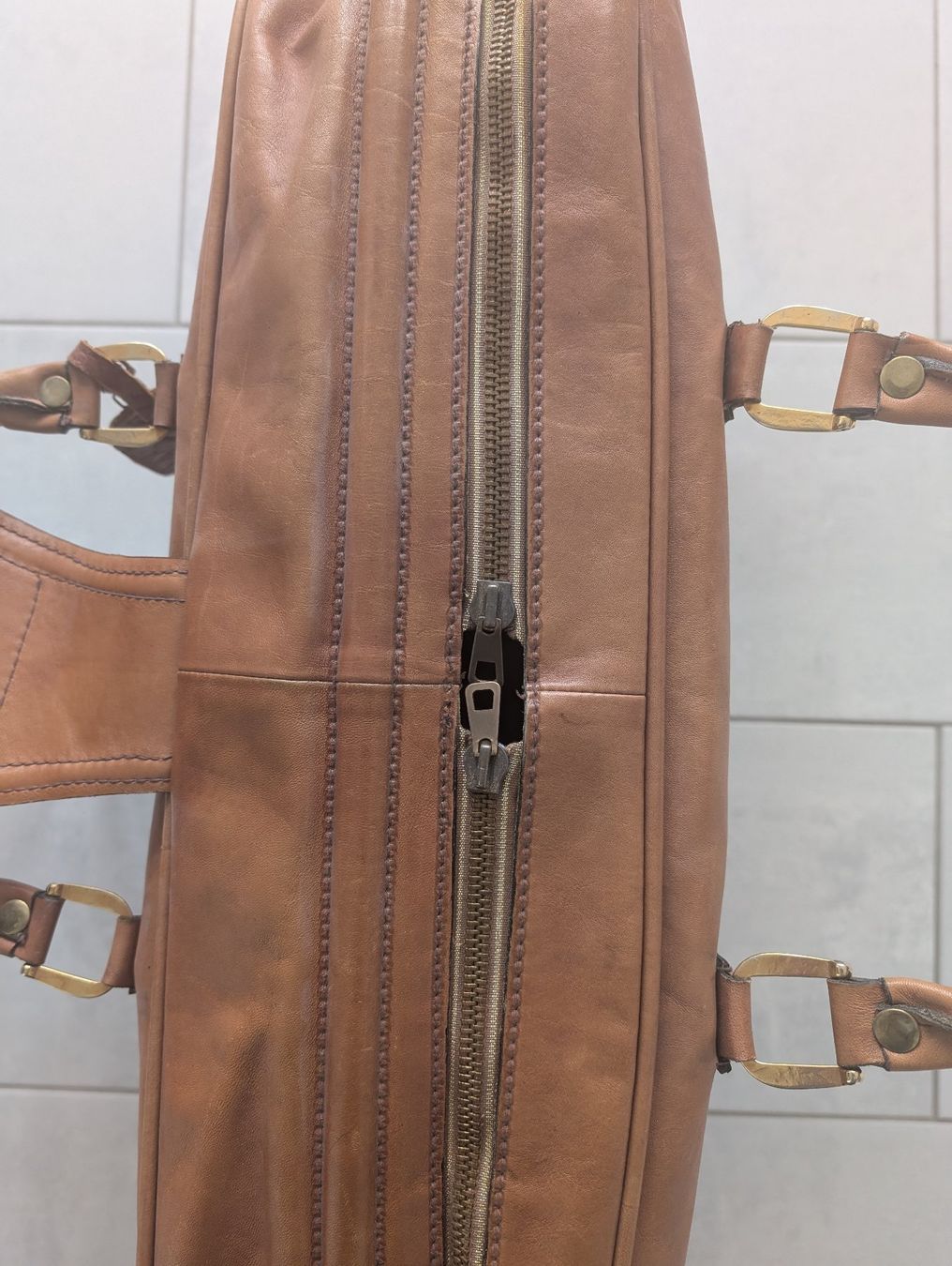 Borse: Vintage Reisetasche aus Leder – Usato da Thalwil venduto da sultan03 4