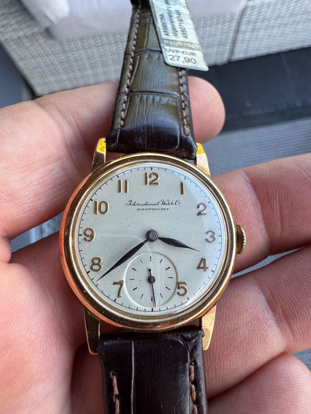 IWC Orologi: IWC 14k Massivgold cal. 83 "Hermet" – Usato da Satigny venduto da leo_wh92 1