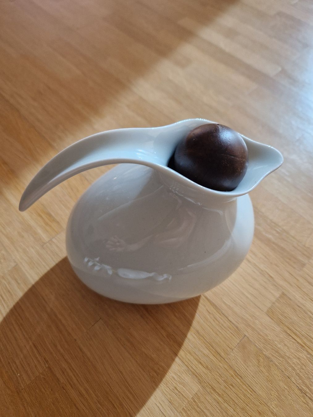 Caraffe: Schöne Kanne mit Holz "Deckel" der Make Spin – Nuovo (secondo la descrizione) da Kriens venduto da Na_Ro