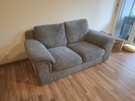 2er Sofa Hellgrau