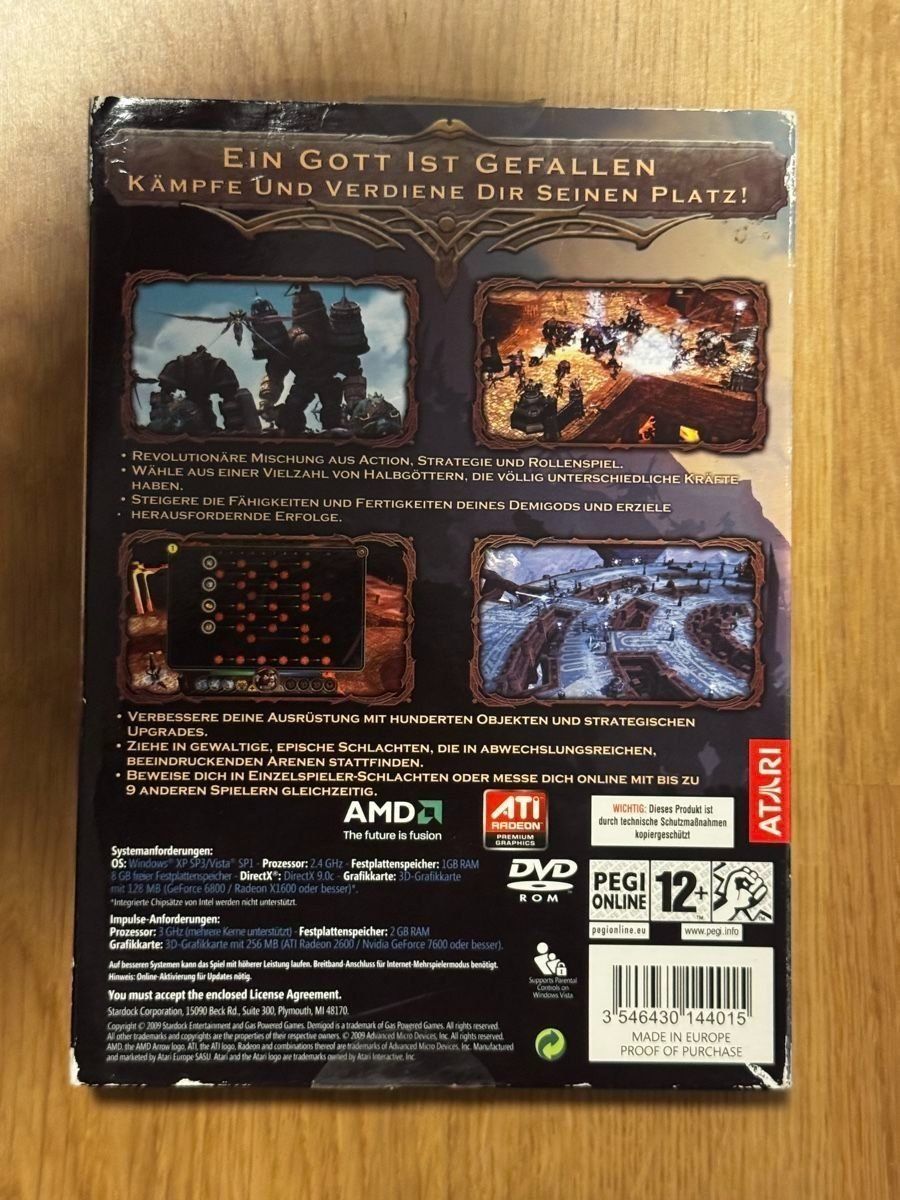 Giochi: Demigod - CIB - PC – Usato da Uster venduto da GamesAndStuff 1