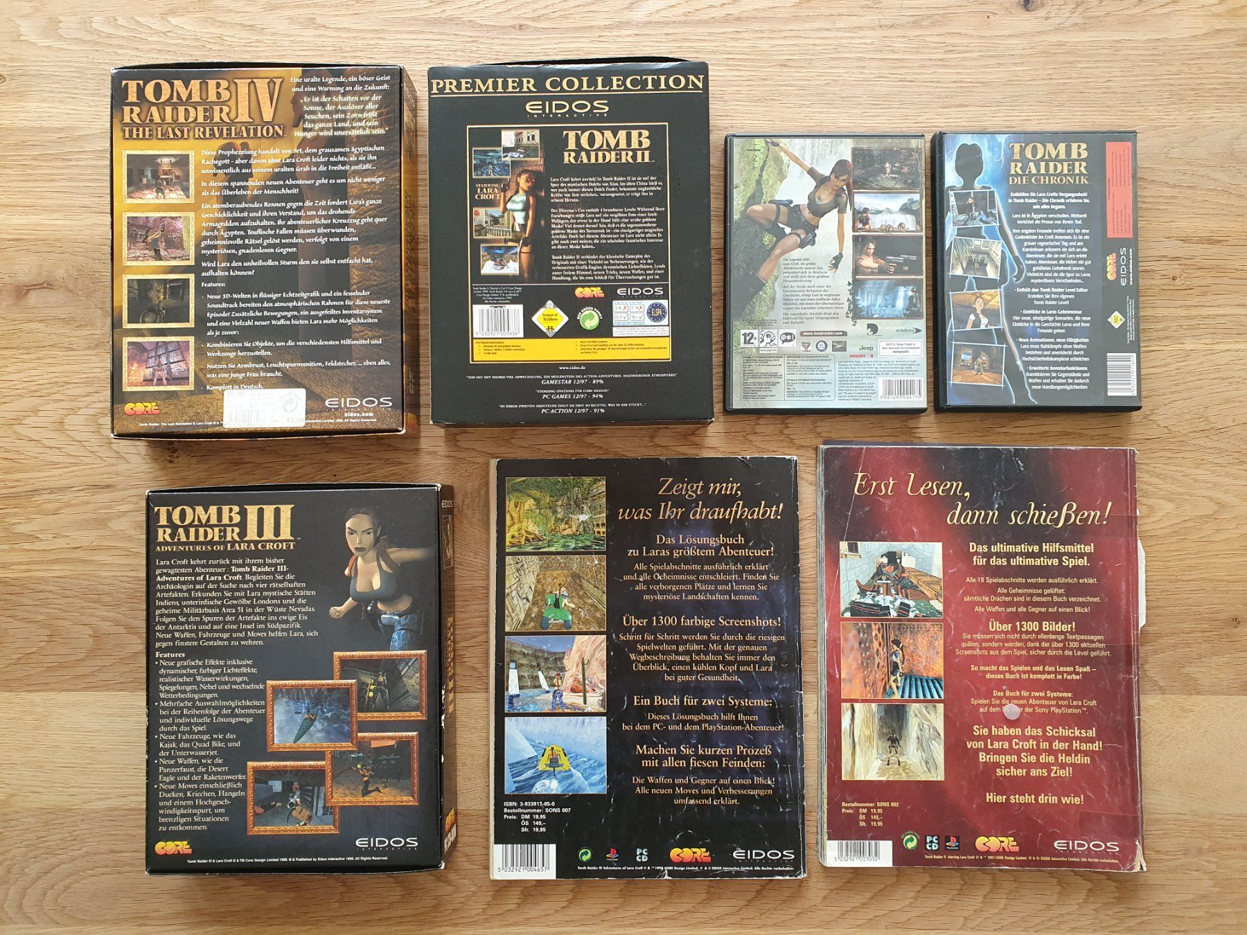 Giochi: UPDATE PC Tomb Raider 2/3/4/5/7 Big Box Bundle +Lösungshefte – Usato da Greifensee venduto da perfectioN88 3