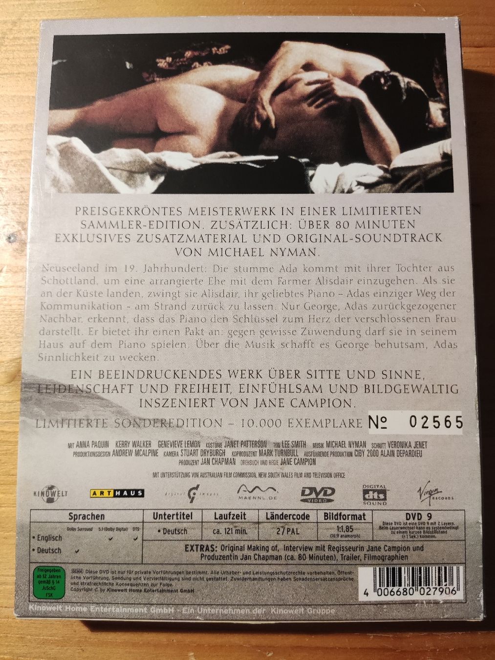 Tutti i DVDs: Das Piano - limitierte Sonderedition (DVD) – Usato da Oberembrach venduto da giu_7ksd 1