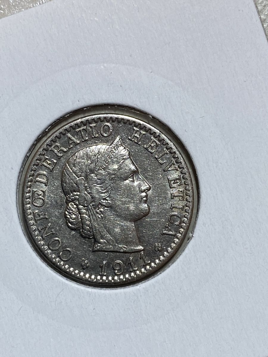 Tutti le monete: CH - 20 centimes - 1911 – Usato da Payerne venduto da Mike1682 1
