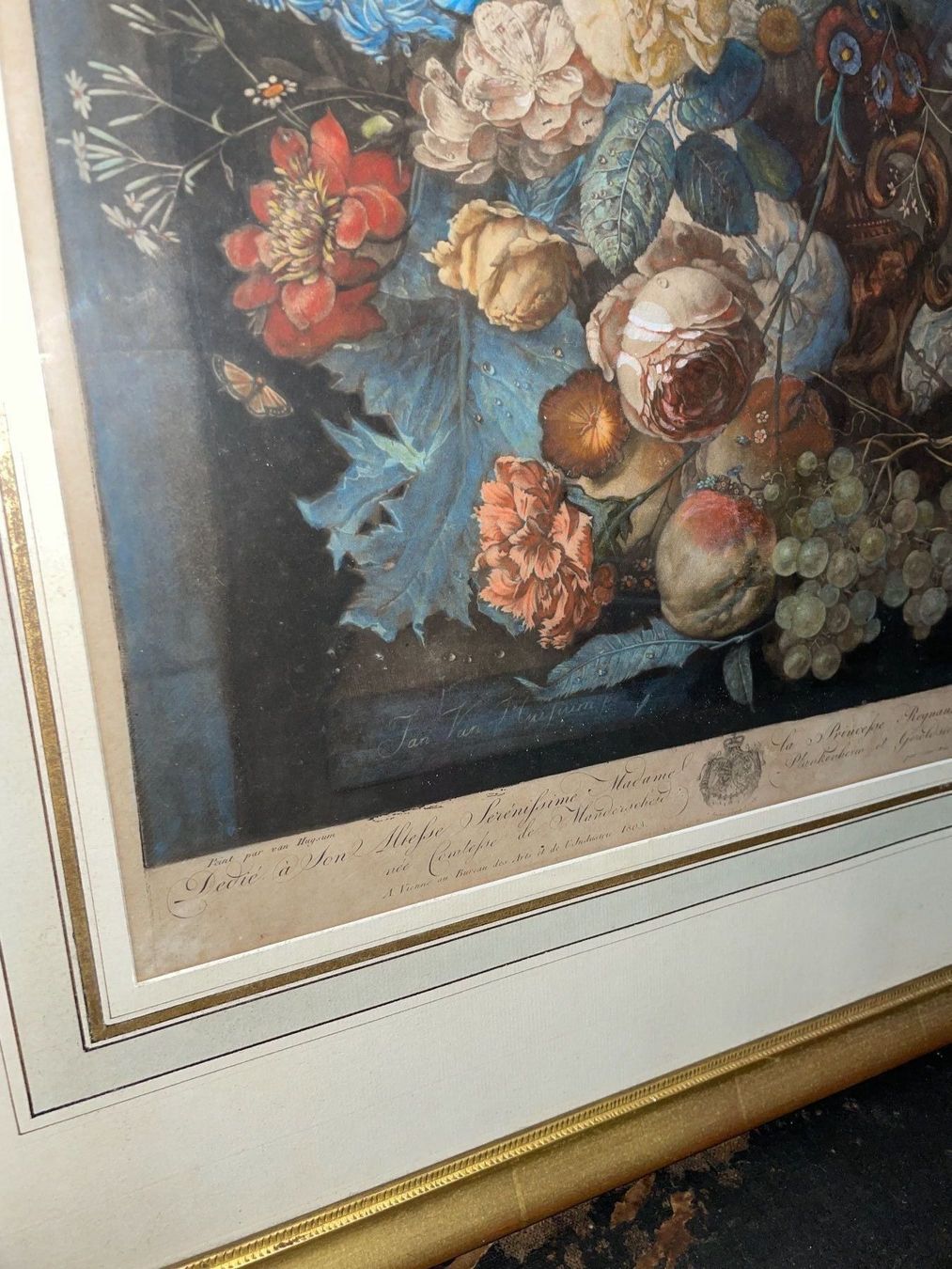 Dipinti: Antikes Blumenstillleben Jan VAN HUYSUM – Usato da Zürich venduto da pacta_sunt_servanda 6