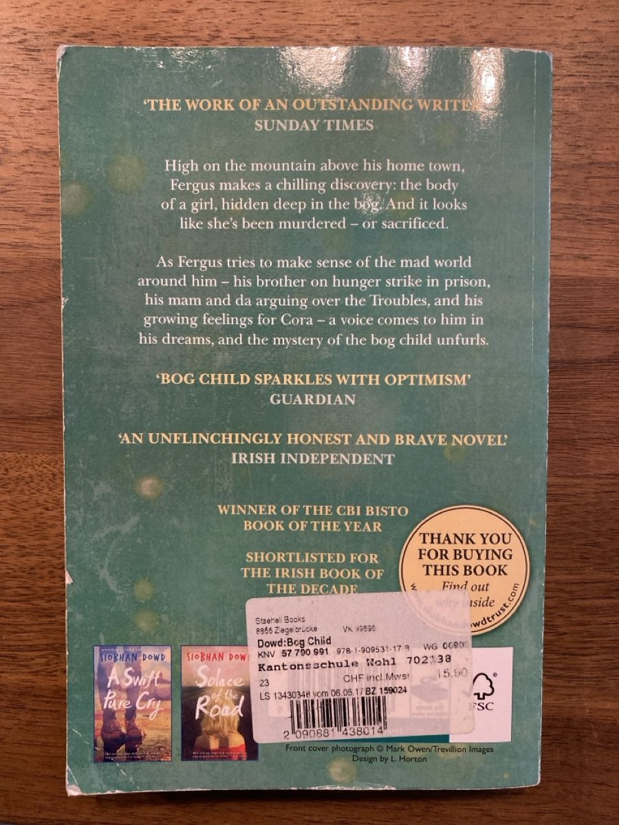 Bücher: Bog Child, Siobhan Dowd – Gebraucht aus Jonen von ._Leonie_. 1