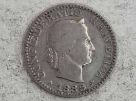 20 rappen 1885