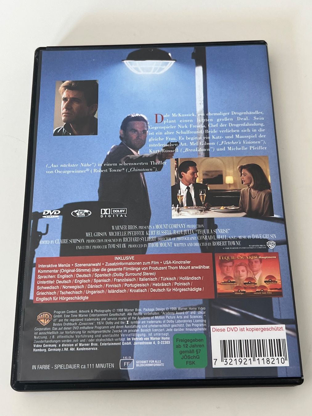 Tutti i DVDs: DVD Tequila Sunrise – Nuovo (secondo la descrizione) da Altstätten SG venduto da sheamus 1
