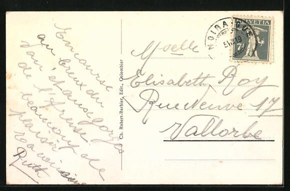 Cartoline postali: AK Creux du Van, Le Soliat, Kuhherde – Usato da Berlin venduto da bartko-reher 1