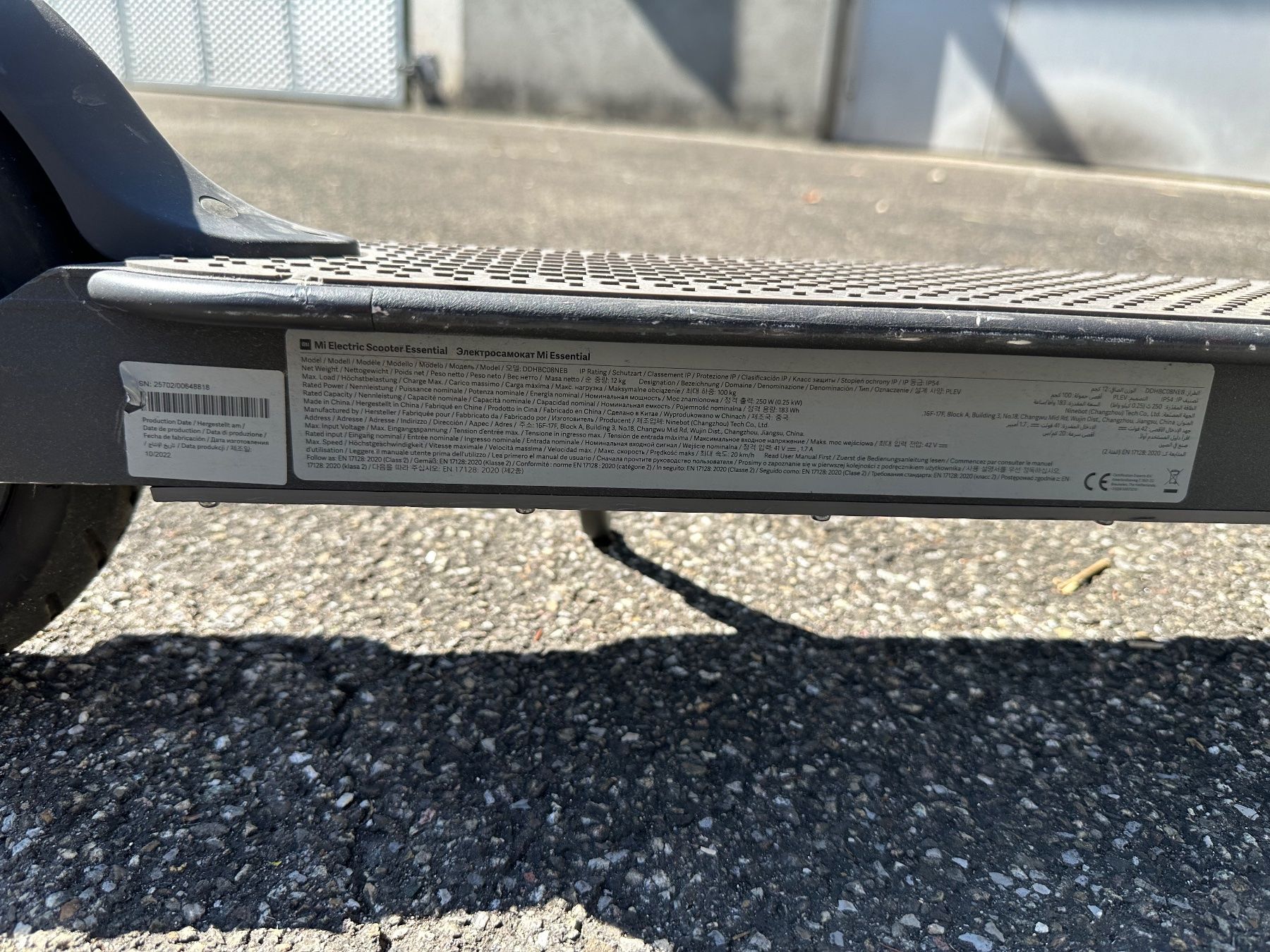 Xiaomi Kickboard: Xiaomi Mi Electric Scooter – Gebraucht aus Liestal von FuV01 2