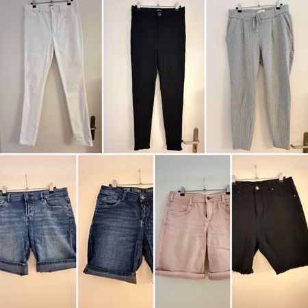 7-teiliges Hosenpaket, Gr. 38